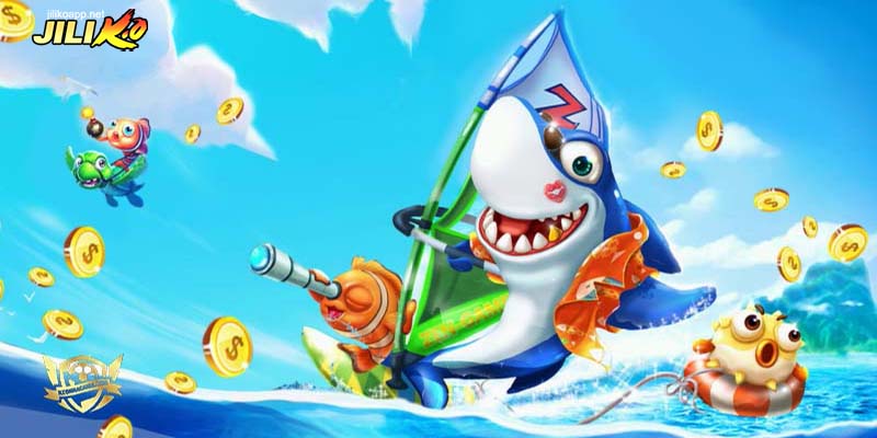 Diverse amount of guns and bullets in fish shooting game